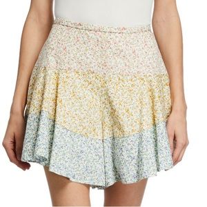 Petersyn Amory Pink Yellow Blue Floral Shorts